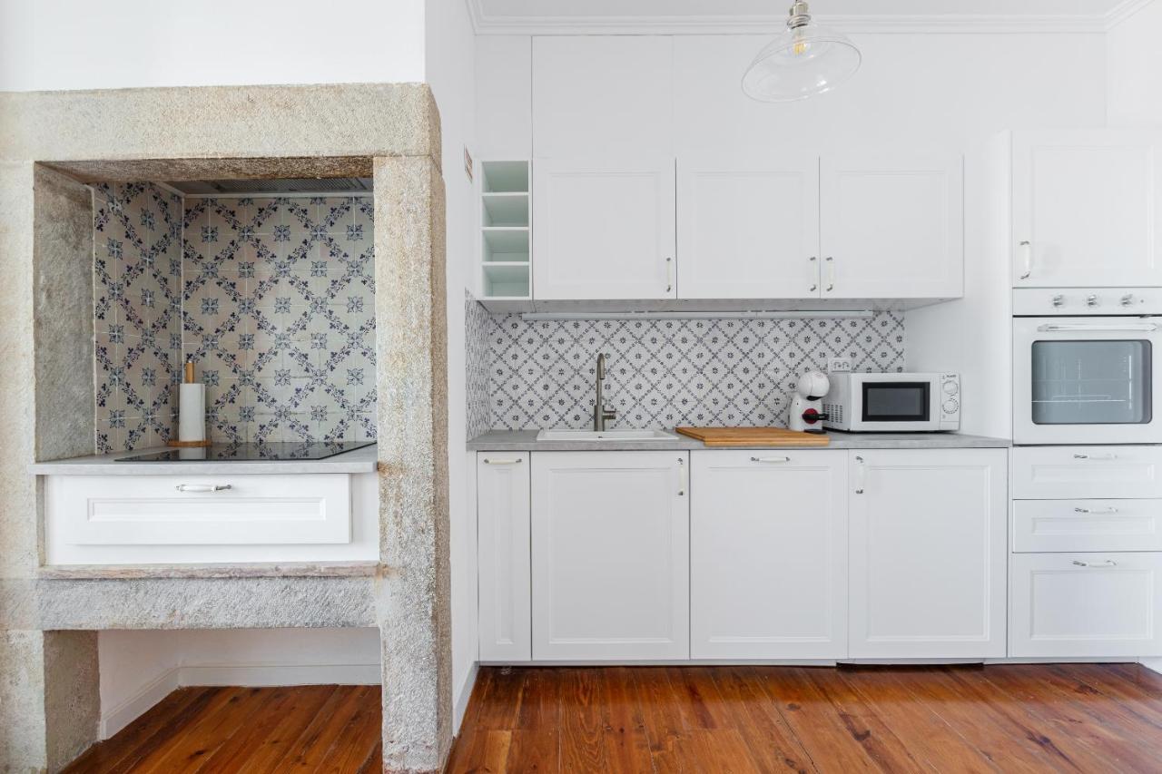 White & Blue Vintage Home In Graca Lisboa Exterior foto