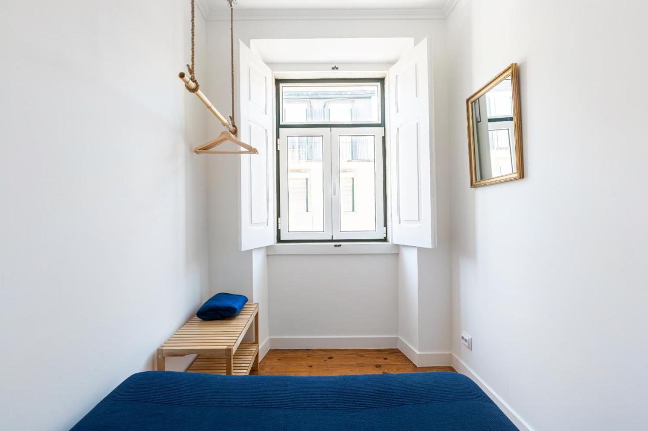 White & Blue Vintage Home In Graca Lisboa Exterior foto